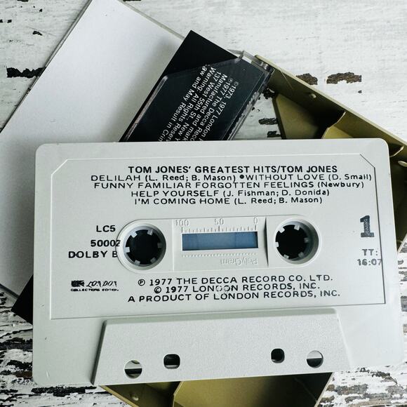 Tom Jones Greatest Hits 1977 Thde Decca Record Cassette Tape Vintage Pop Soul - Picture 4 of 6